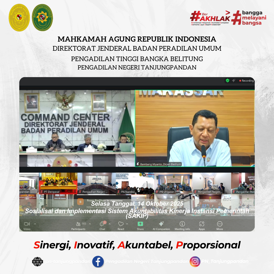 SOSIALISASI DAN IMPLEMENTASI SISTEM AKUNTABILITAS KINERJA INSTANSI PEMERINTAH ( SAKIP )