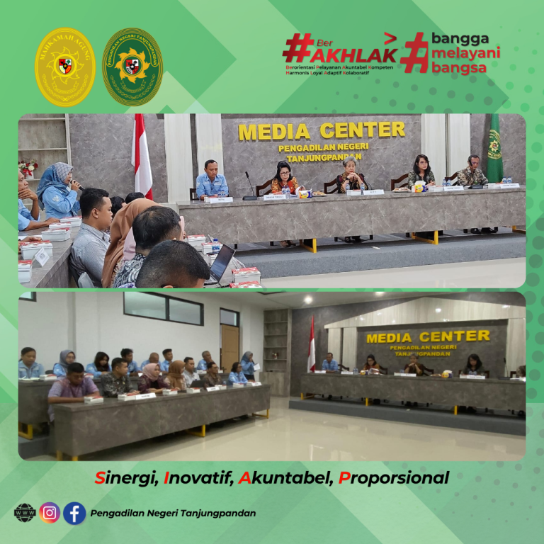 Penutupan Pengawasan dari Pengadilan Tinggi Bangka Belitung di Pengadilan Negeri Tanjungpandan (1)
