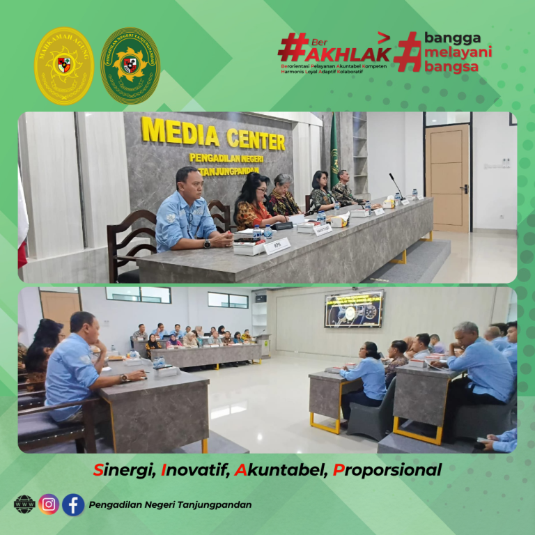 Penutupan Pengawasan dari Pengadilan Tinggi Bangka Belitung di Pengadilan Negeri Tanjungpandan (1)