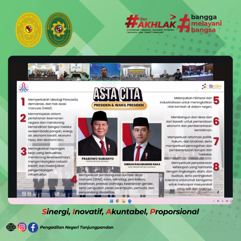 Penutupan Pengawasan dari Pengadilan Tinggi Bangka Belitung di Pengadilan Negeri Tanjungpandan (2)
