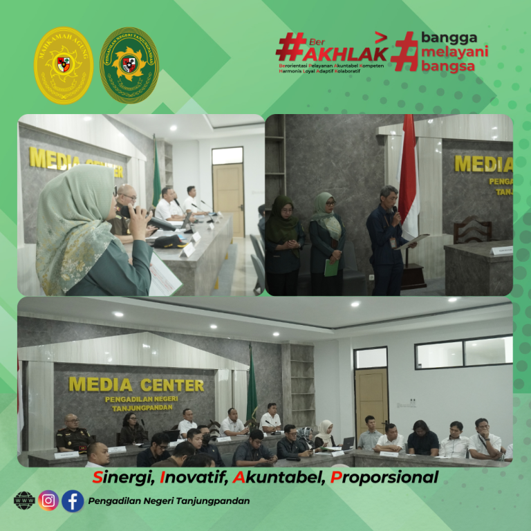 Penutupan Pengawasan dari Pengadilan Tinggi Bangka Belitung di Pengadilan Negeri Tanjungpandan (1)