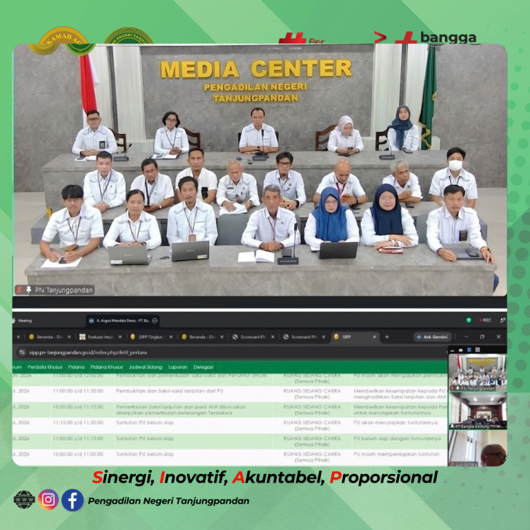 Penutupan Pengawasan dari Pengadilan Tinggi Bangka Belitung di Pengadilan Negeri Tanjungpandan (12)